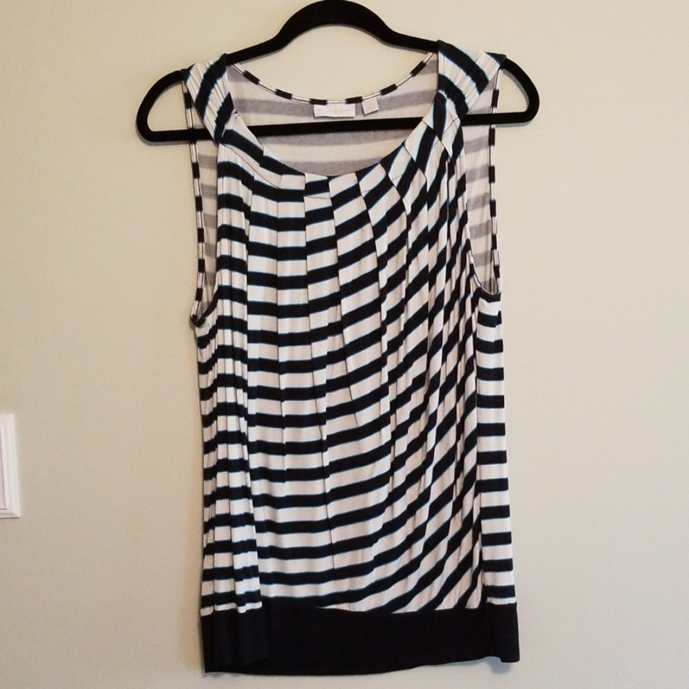 NY& Co Sleeveless Nautical Top XL